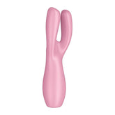 Satisfyer Threesome 3 Layon Vibrator Pink 8.5 Inches STIMULATORS